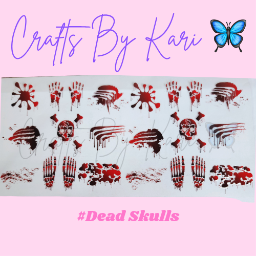 Dead Skulls 16oz Libbey Glass Cup | Cold Beverages