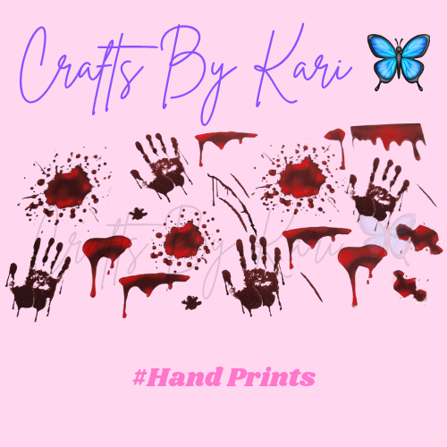 Hand Prints 16oz Libbey Glass Cup | Cold Beverages