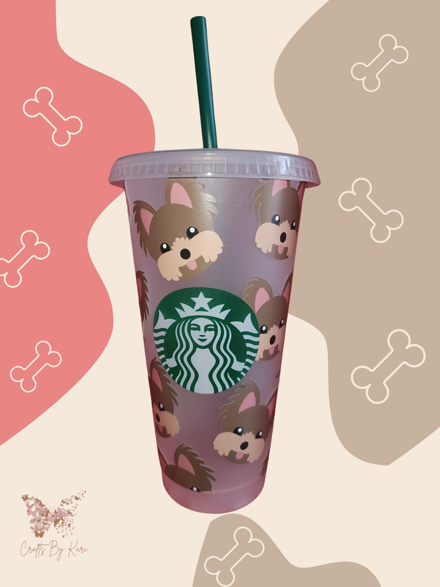 24oz Dog Theme Drinkware Cup