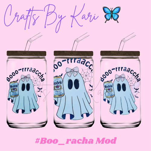 Boo_racha Mod 16oz Libbey Glass Cup | Cold Beverages