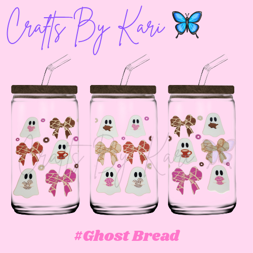 Ghost Bread 16oz Libbey Glass Cup | Cold Beverages