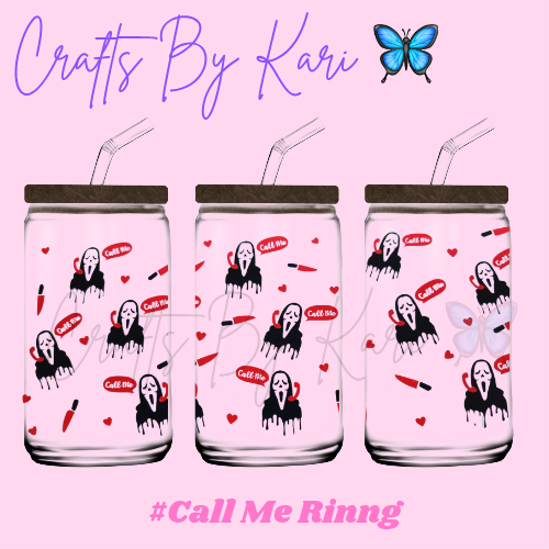 Call Me Rinng 16oz Libbey Glass Cup | Cold Beverages